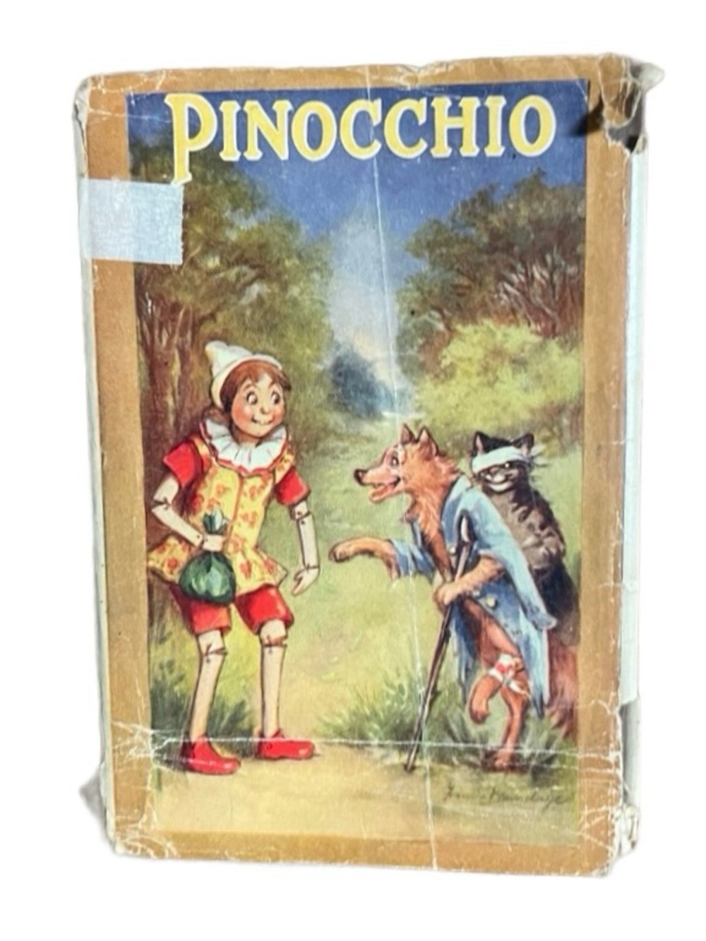 Pinocchio • by D. Collidi • Vintage • 1924 • Saalfield Publishing •HC W/ DJ Book